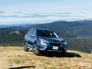 First drive of the 2019 Subaru Forester: Mountain Climbing in Premier class